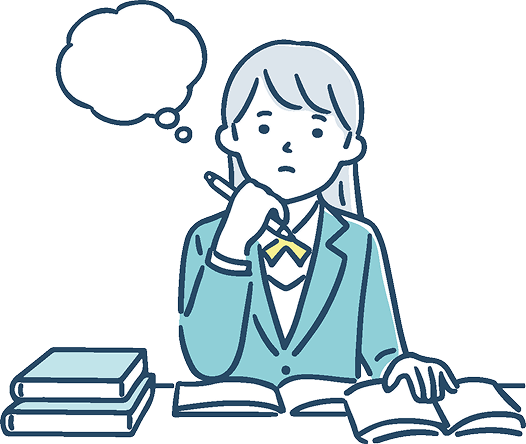 悩む高校生